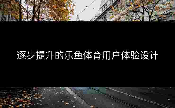 逐步提升的乐鱼体育用户体验设计